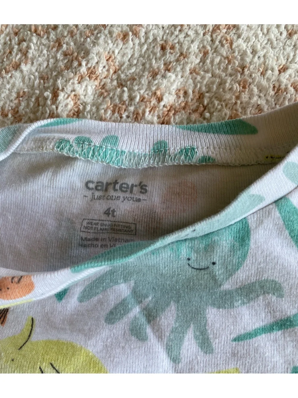 Just One You by Carter’s Kids Two-Piece Sea Creatures Print Pajama Set